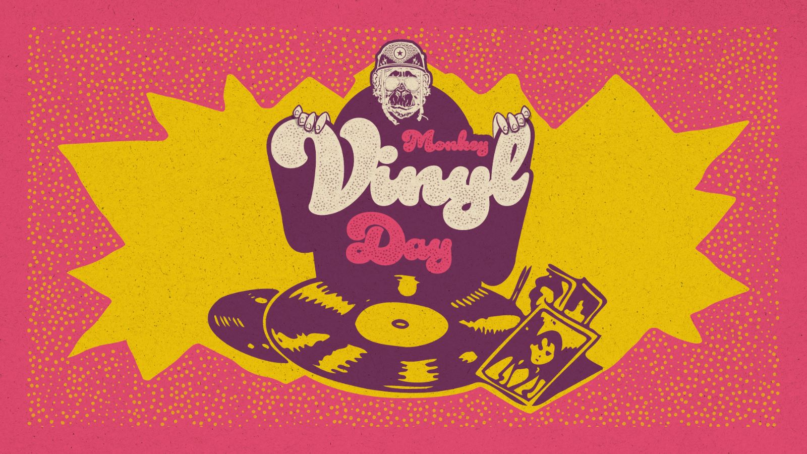 Monkey Vinyl Day – Flyer und Event Monkey Gallery Paderborn